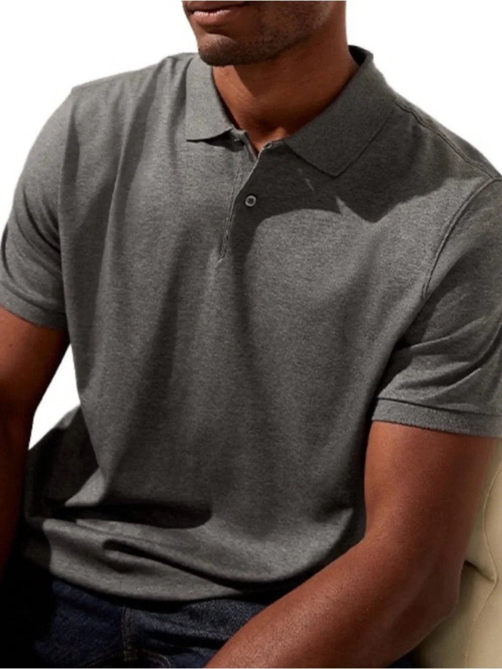 Banana Republic Performance Knit Polo Sz L